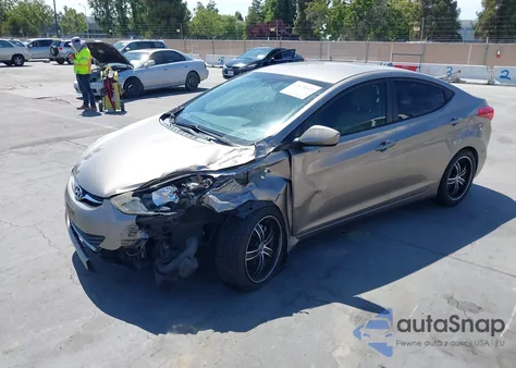 2011 Hyundai Elantra Gls из США, поврежденный, VIN 5NPDH4AE8BH005822